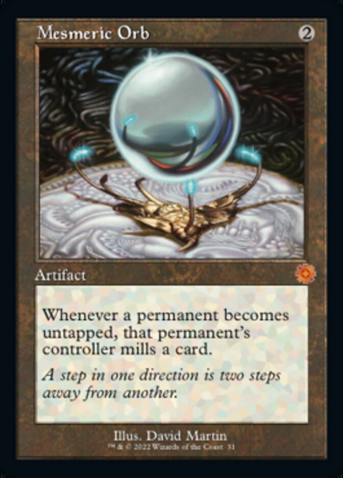 Mesmeric Orb (Retro) [The Brothers' War Retro Artifacts] Magic: The Gathering