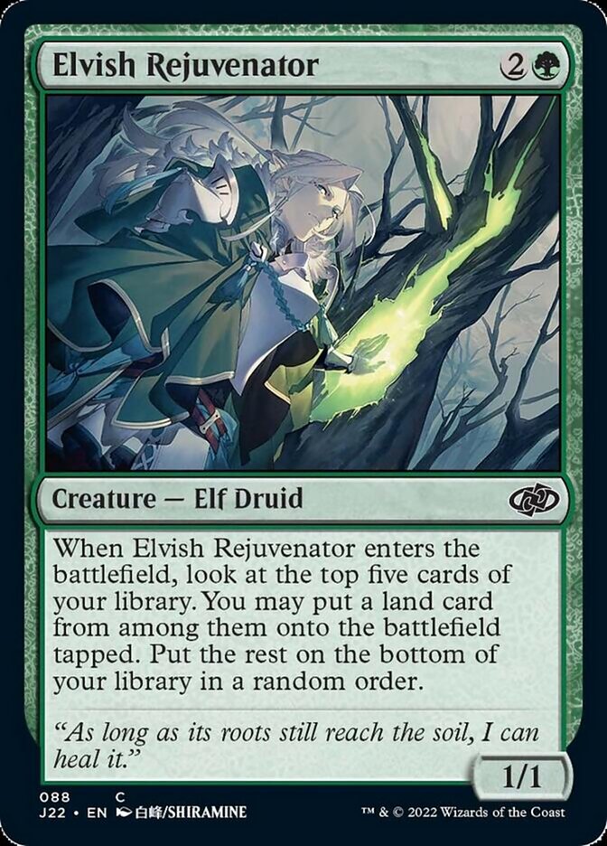 Elvish Rejuvenator [Jumpstart 2022] Magic: The Gathering