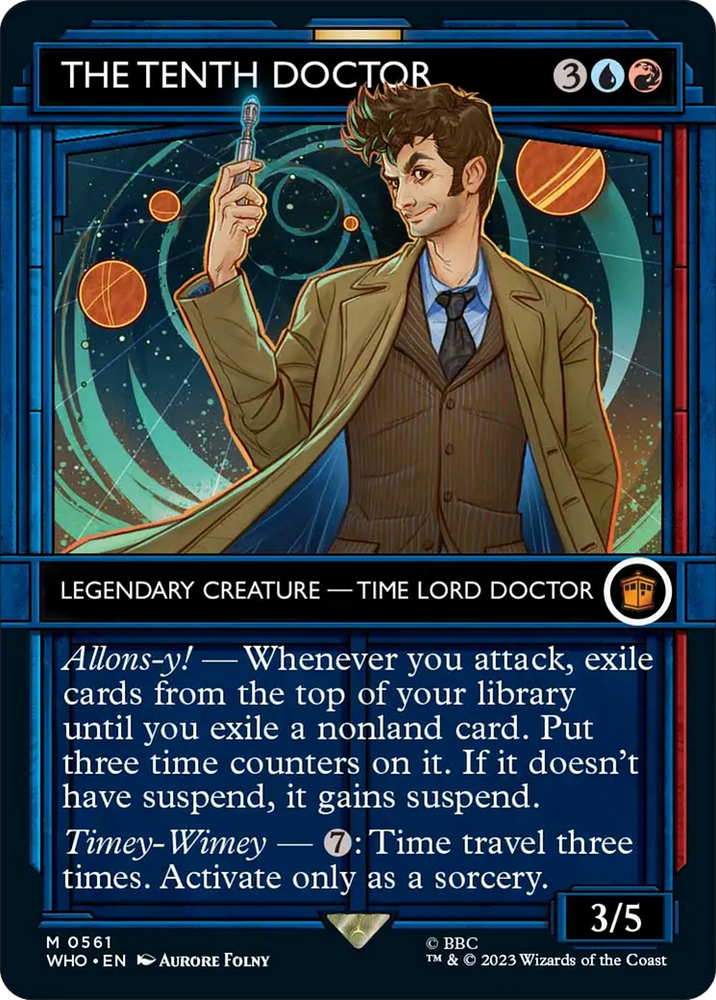 The Tenth Doctor (Showcase) [Doctor Who] Magic: The Gathering