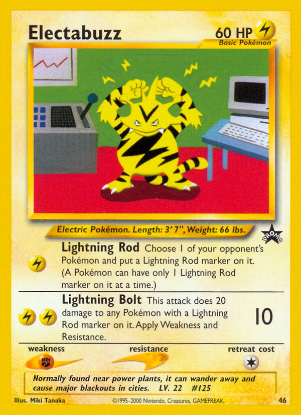 Electabuzz (46) [Wizards of the Coast: Black Star Promos] Pokémon