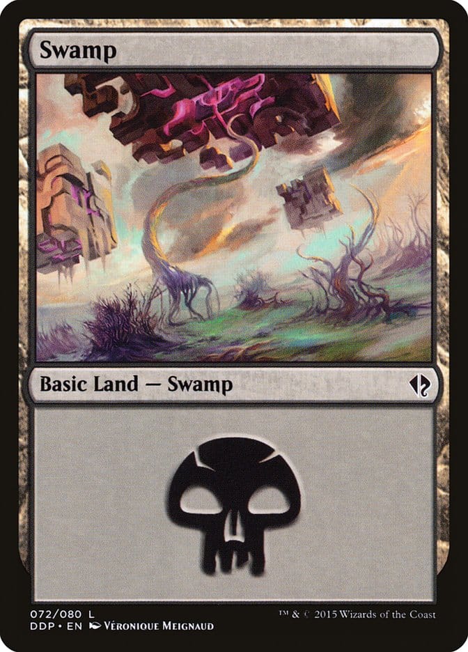 Swamp (72) [Duel Decks: Zendikar vs. Eldrazi] Magic: The Gathering
