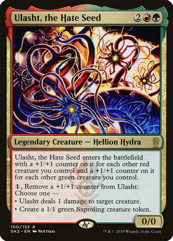 Ulasht, the Hate Seed [Ravnica Allegiance Guild Kit] Magic: The Gathering