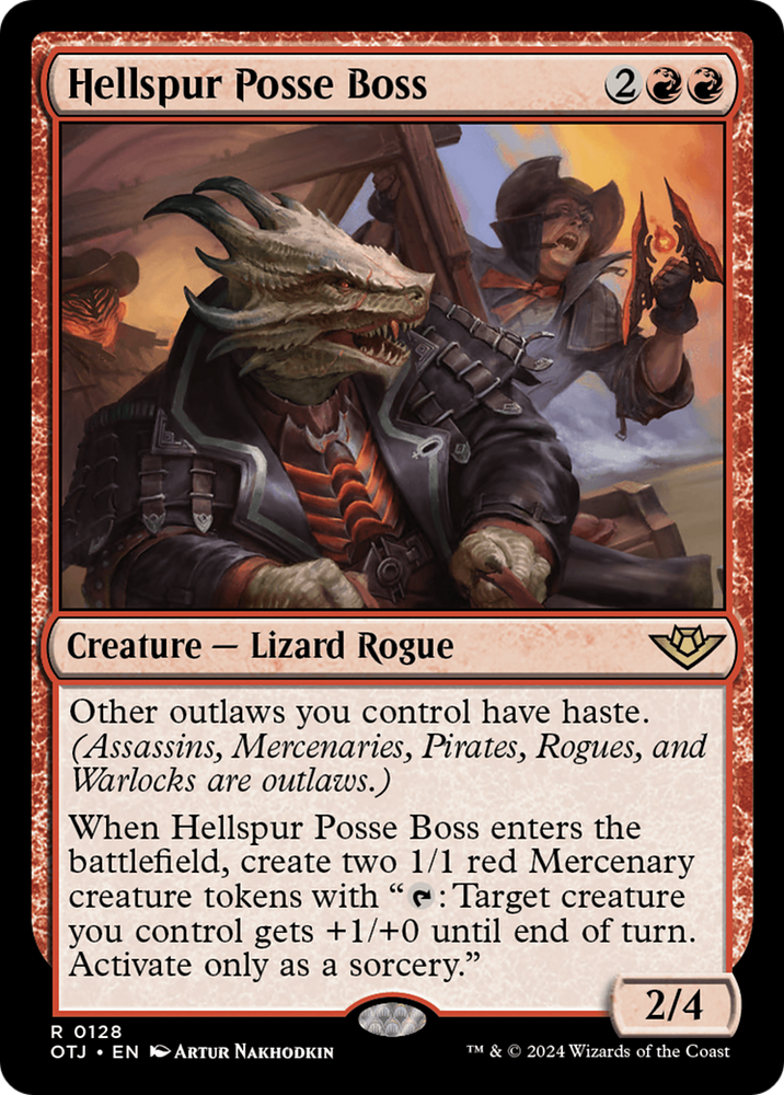 Hellspur Posse Boss [Outlaws of Thunder Junction] Magic: The Gathering
