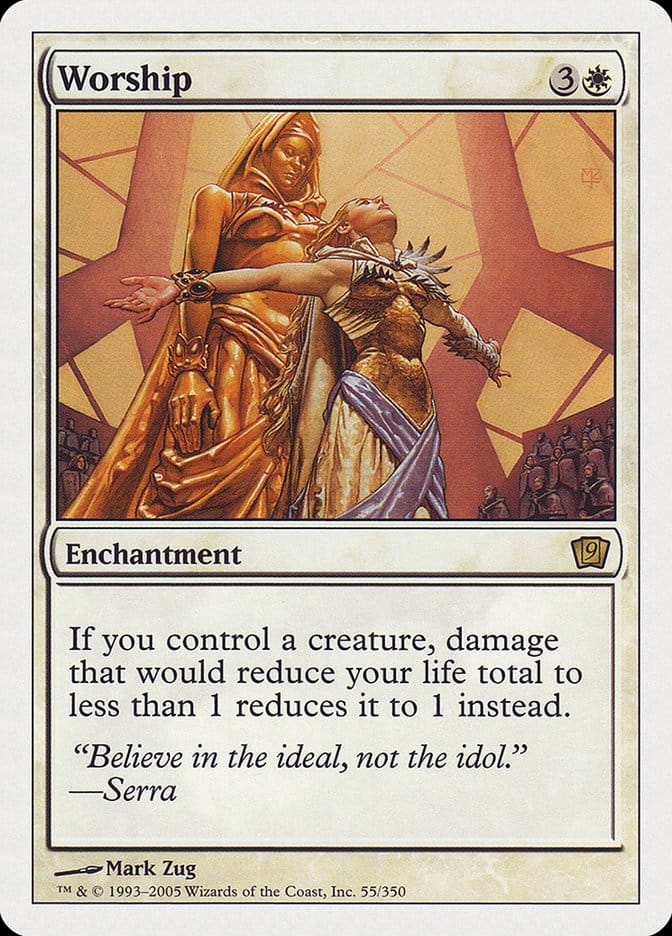 Worship [Ninth Edition] Magic: The Gathering