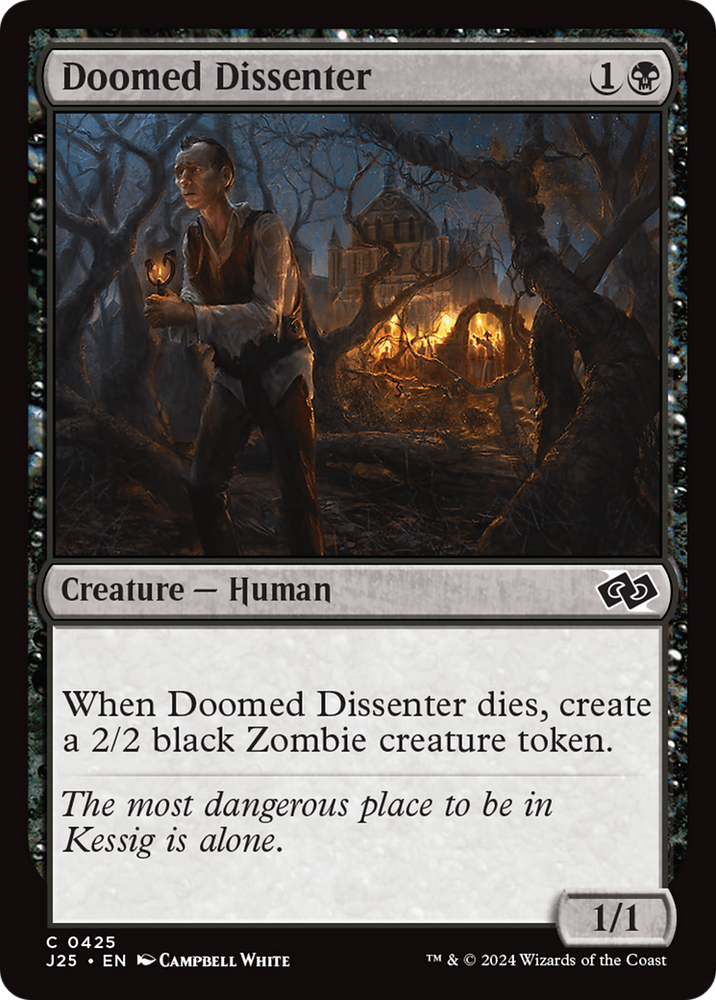 Doomed Dissenter [Foundations Jumpstart] Magic: The Gathering