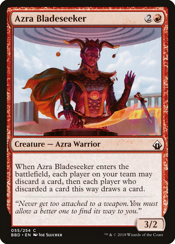 Azra Bladeseeker [Battlebond] Magic: The Gathering