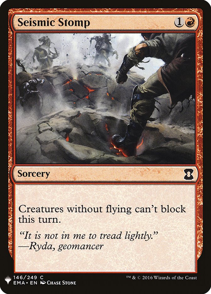 Seismic Stomp [Mystery Booster] Magic: The Gathering