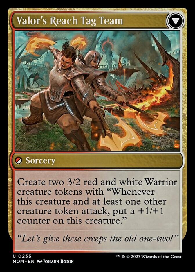 Invasion of Kylem // Valor's Reach Tag Team [March of the Machine] Magic: The Gathering