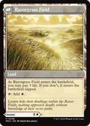Razorgrass Ambush // Razorgrass Field [Modern Horizons 3] Magic: The Gathering