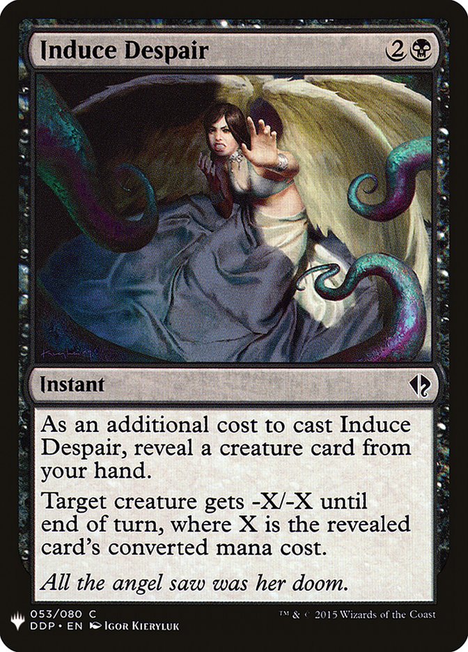 Induce Despair [Mystery Booster] Magic: The Gathering