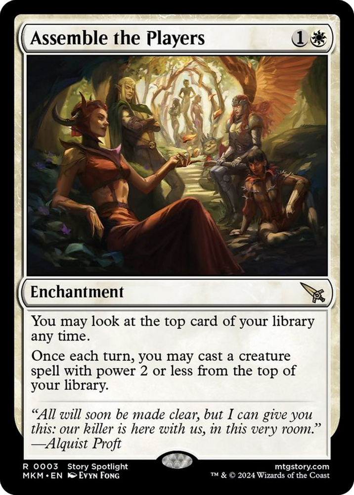 Assemble the Players [Murders at Karlov Manor] Magic: The Gathering