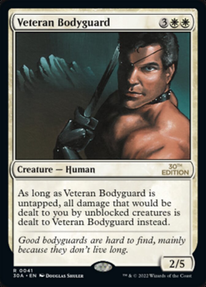 Veteran Bodyguard [30th Anniversary Edition] Magic: The Gathering