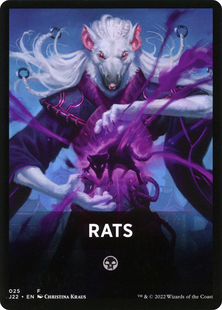 Rats Theme Card [Jumpstart 2022 Front Cards] Magic: The Gathering