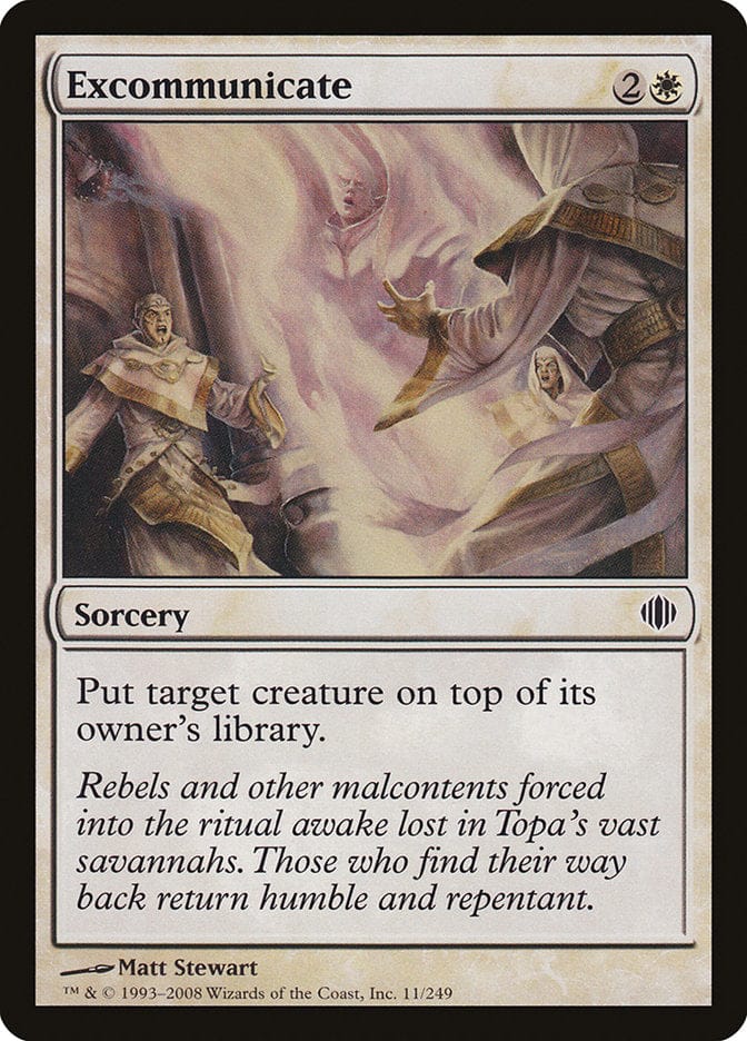 Excommunicate [Shards of Alara] Magic: The Gathering
