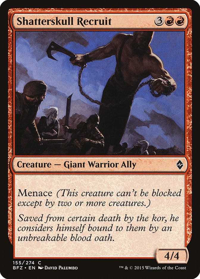 Shatterskull Recruit [Battle for Zendikar] Magic: The Gathering