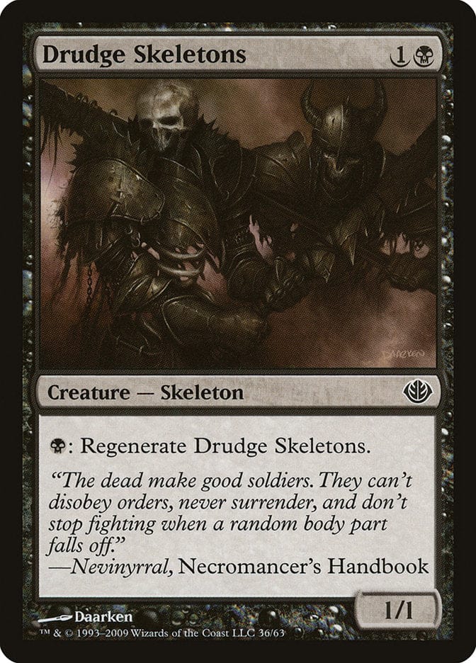 Drudge Skeletons [Duel Decks: Garruk vs. Liliana] Magic: The Gathering