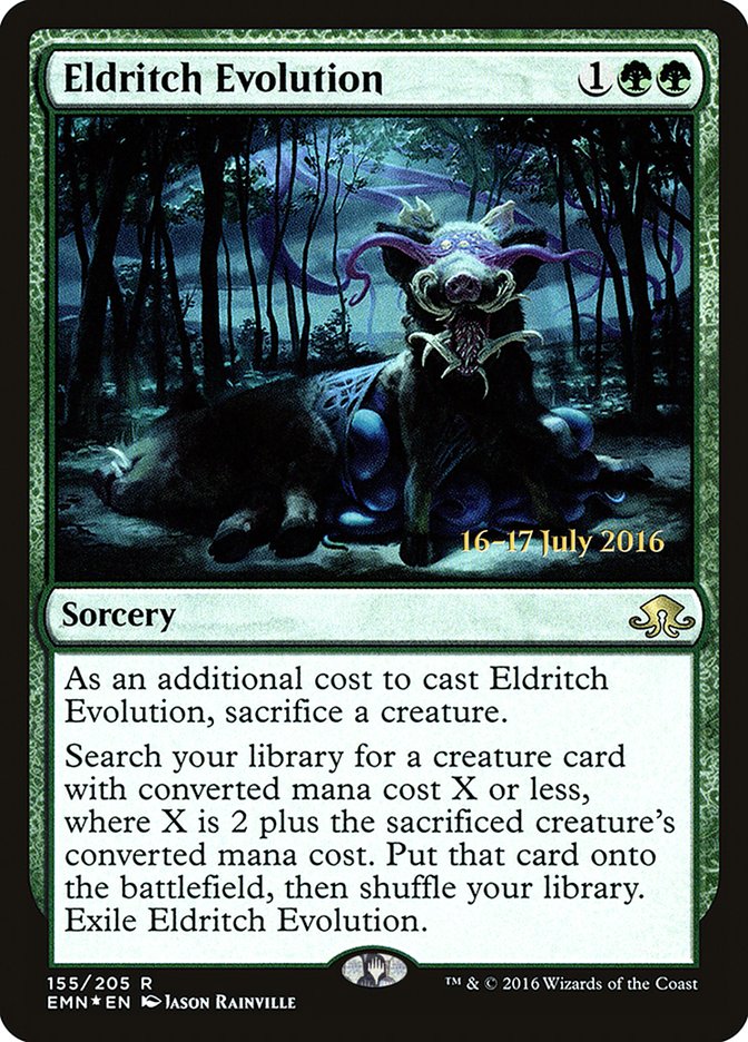 Eldritch Evolution [Eldritch Moon Prerelease Promos] Magic: The Gathering