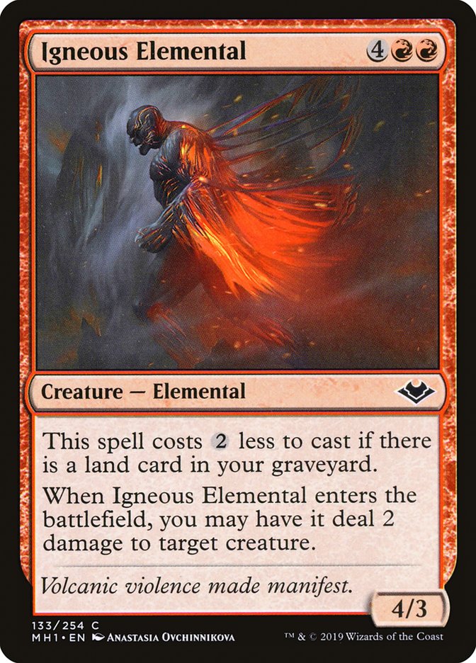 Igneous Elemental [Modern Horizons] Magic: The Gathering