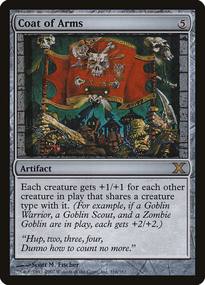 Coat of Arms [Tenth Edition] Magic: The Gathering