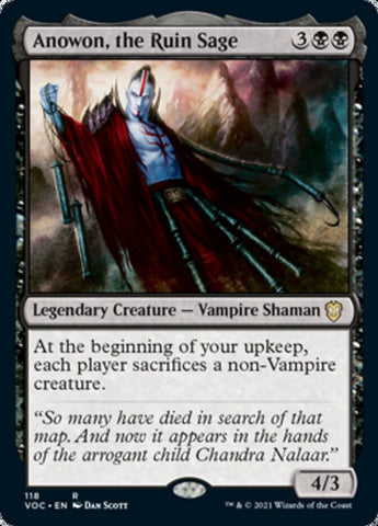 Anowon, the Ruin Sage [Innistrad: Crimson Vow Commander] Magic: The Gathering