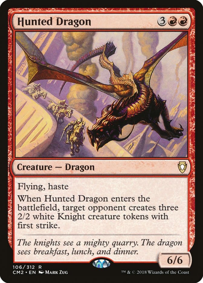 Hunted Dragon [Commander Anthology Volume II] Magic: The Gathering