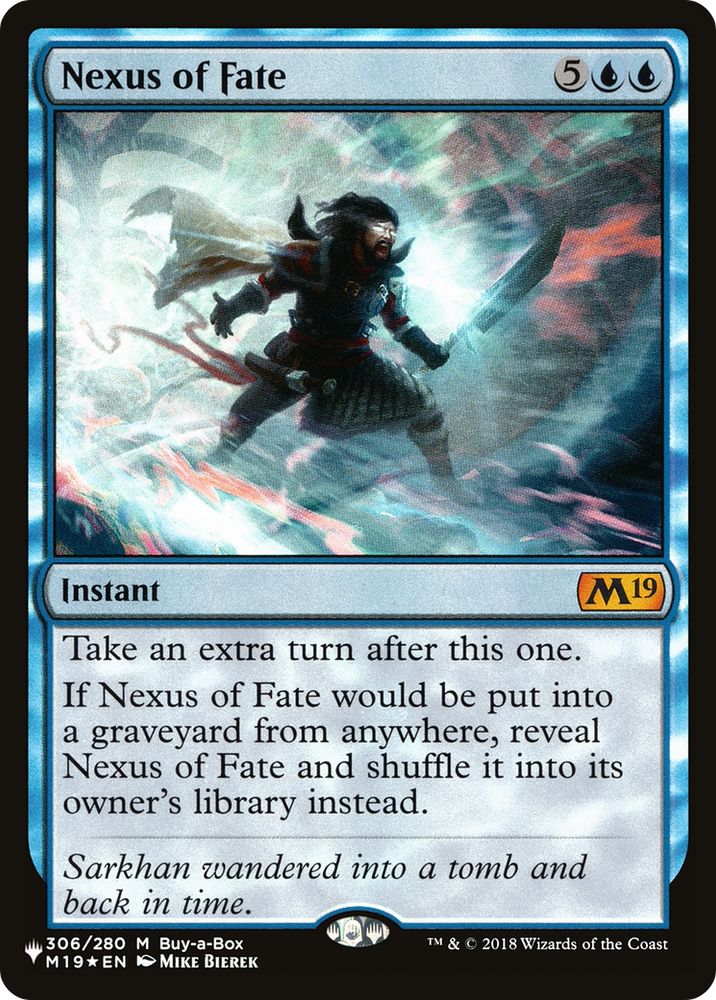 Nexus of Fate [The List] Magic: The Gathering