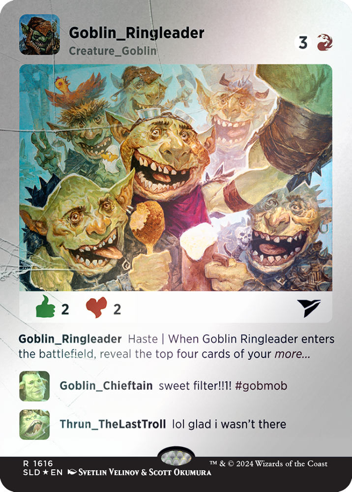 Goblin Ringleader (Rainbow Foil) [Secret Lair Drop Series] Magic: The Gathering
