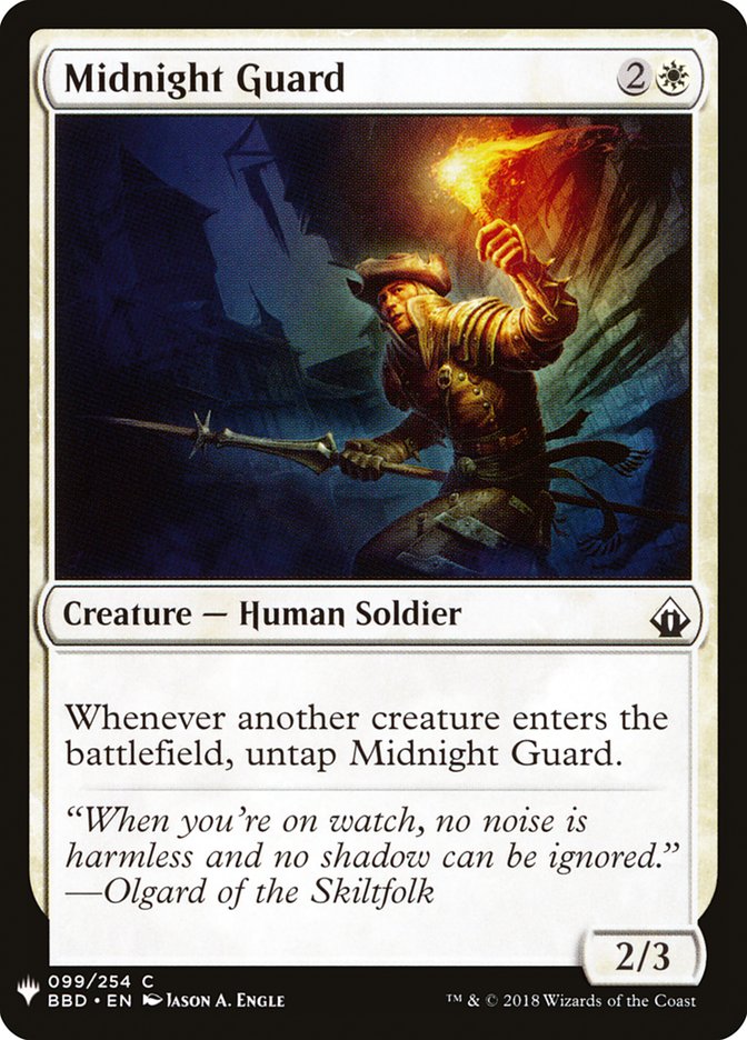 Midnight Guard [Mystery Booster] Magic: The Gathering