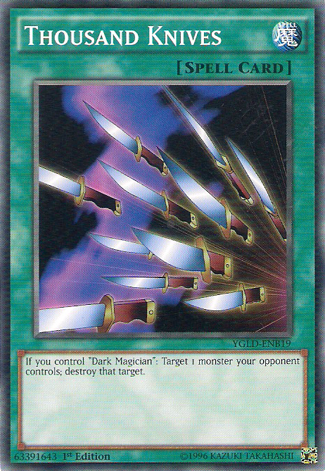 Thousand Knives [YGLD-ENB19] Common Yu-Gi-Oh!