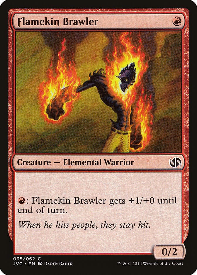 Flamekin Brawler [Duel Decks Anthology] Magic: The Gathering