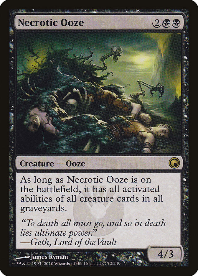 Necrotic Ooze [Scars of Mirrodin] Magic: The Gathering