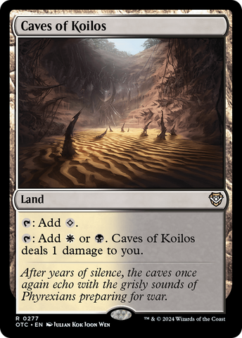 Caves of Koilos [Outlaws of Thunder Junction Commander] Magic: The Gathering