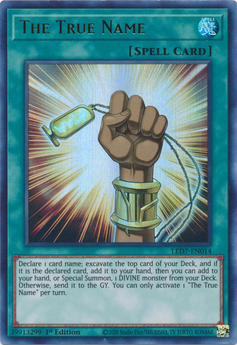 The True Name [LED7-EN014] Ultra Rare - Yugioh Cards For Your TCG Needs!