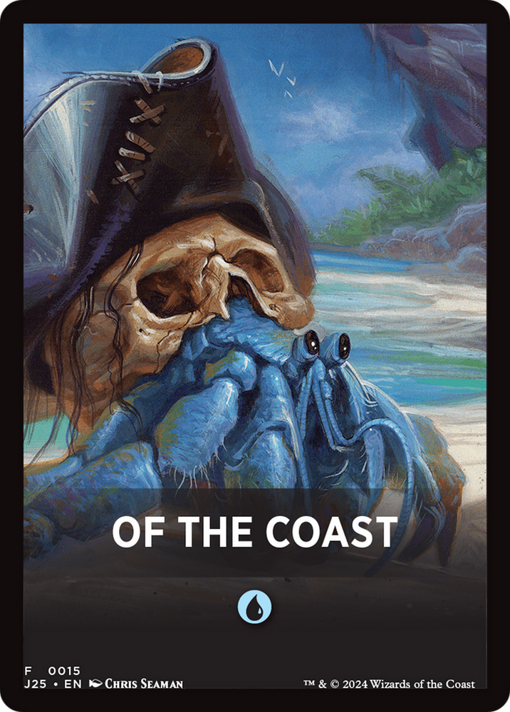 Of The Coast Theme Card [Foundations Jumpstart Front Cards] Magic: The Gathering