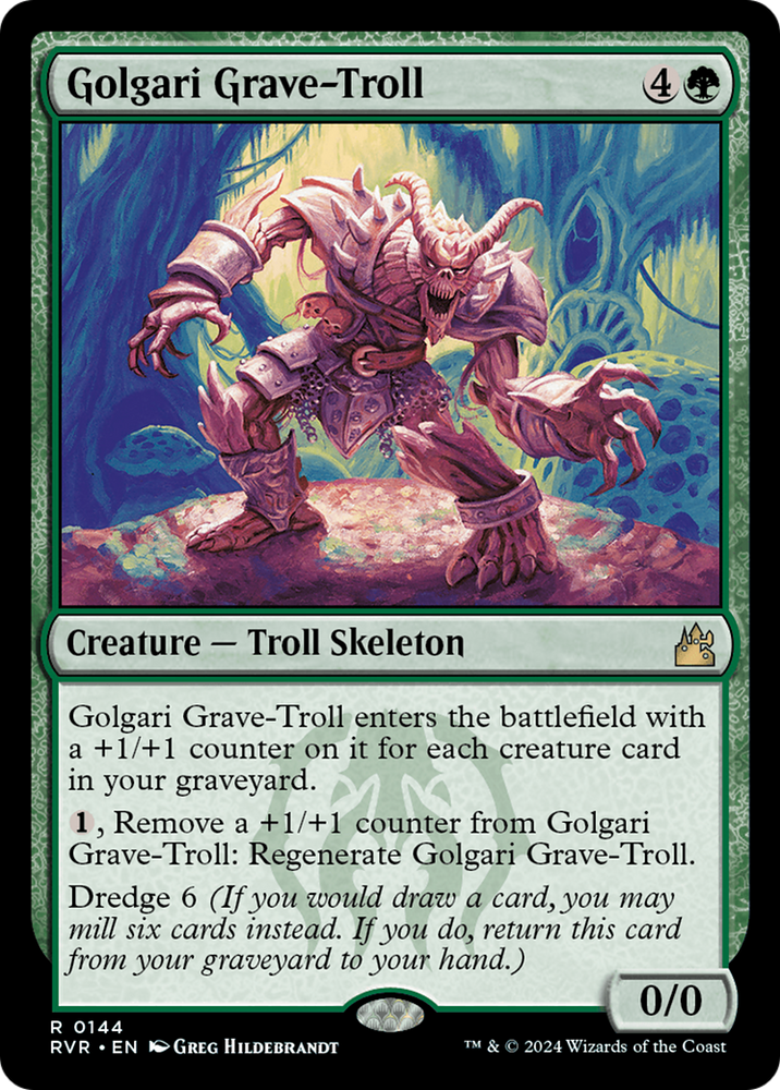 Golgari Grave-Troll [Ravnica Remastered] Magic: The Gathering