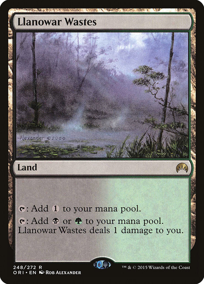 Llanowar Wastes [Magic Origins] Magic: The Gathering