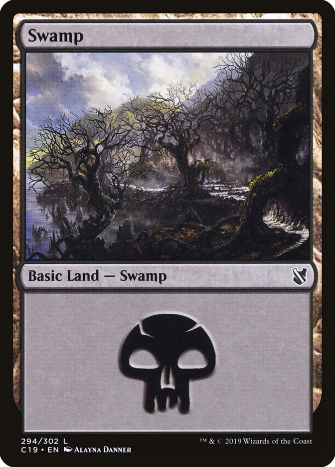Swamp (294) [Commander 2019] Magic: The Gathering