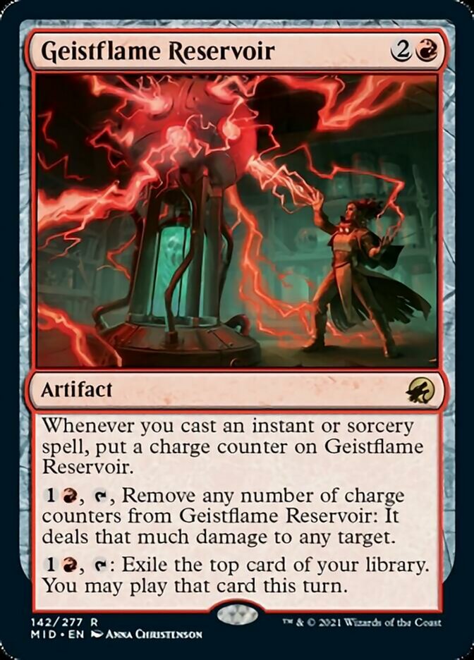 Geistflame Reservoir [Innistrad: Midnight Hunt] Magic: The Gathering