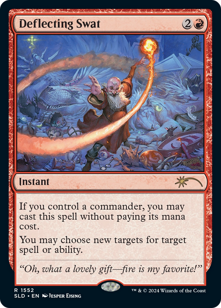 Deflecting Swat (Rainbow Foil) [Secret Lair Drop Series] Magic: The Gathering