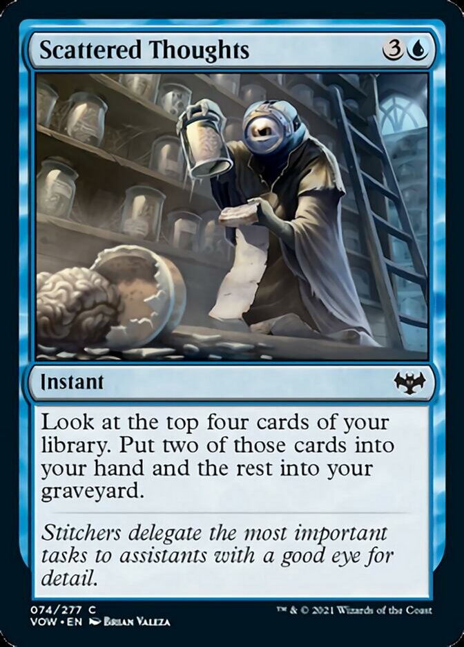 Scattered Thoughts [Innistrad: Crimson Vow] Magic: The Gathering