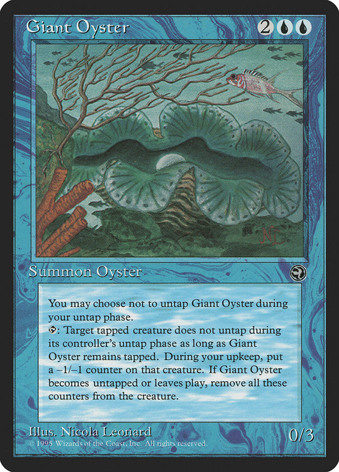 Giant Oyster [Homelands] Magic: The Gathering