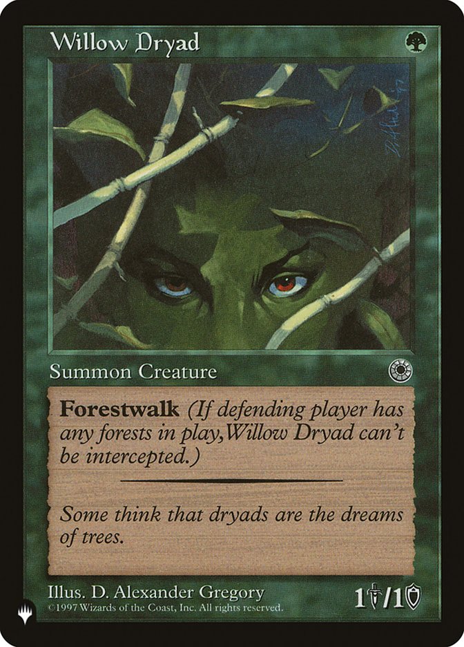 Willow Dryad [The List] Magic: The Gathering