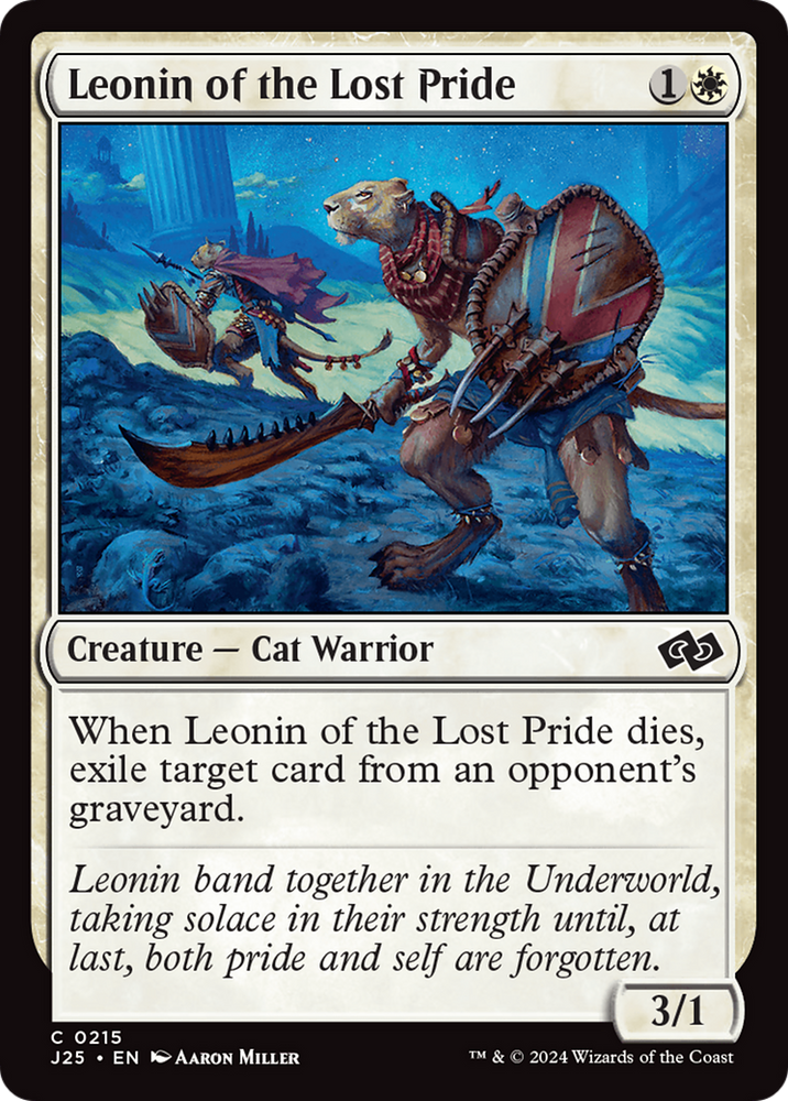Leonin of the Lost Pride [Foundations Jumpstart] Magic: The Gathering