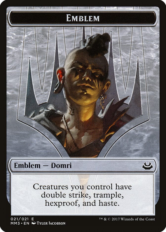 Domri Rade Emblem [Modern Masters 2017 Tokens] Magic: The Gathering