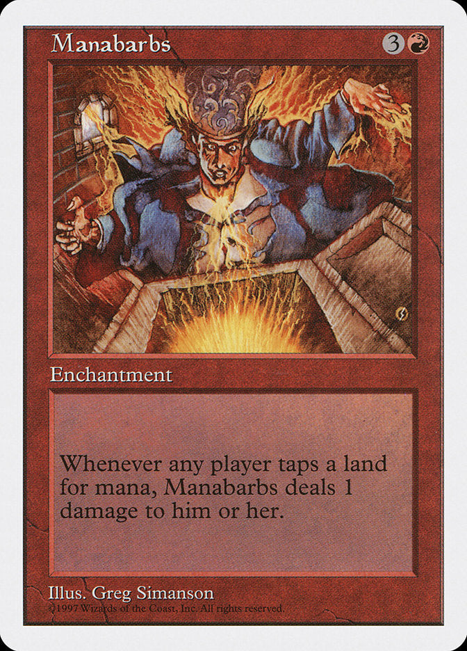 Manabarbs [Fifth Edition] Magic: The Gathering