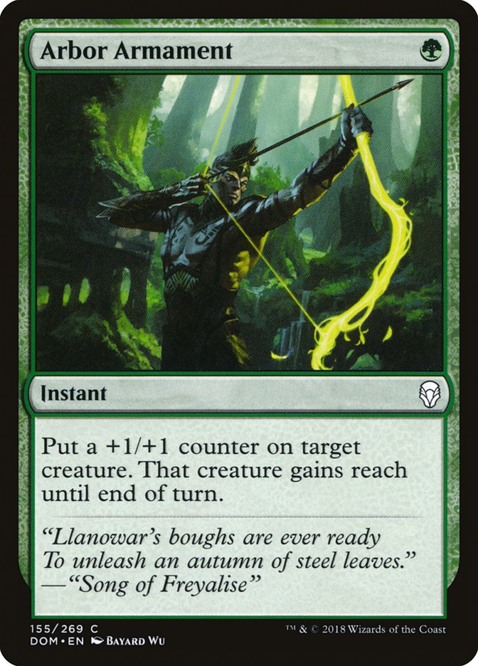 Arbor Armament [Dominaria] Magic: The Gathering