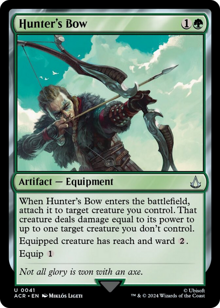 Hunter's Bow [Assassin's Creed] Magic: The Gathering