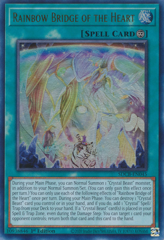 Rainbow Bridge of the Heart [SDCB-EN045] Ultra Rare - Yugioh Cards For Your TCG Needs!