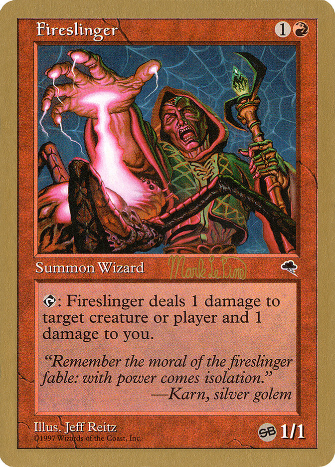 Fireslinger (Mark Le Pine) (SB) [World Championship Decks 1999] Magic: The Gathering