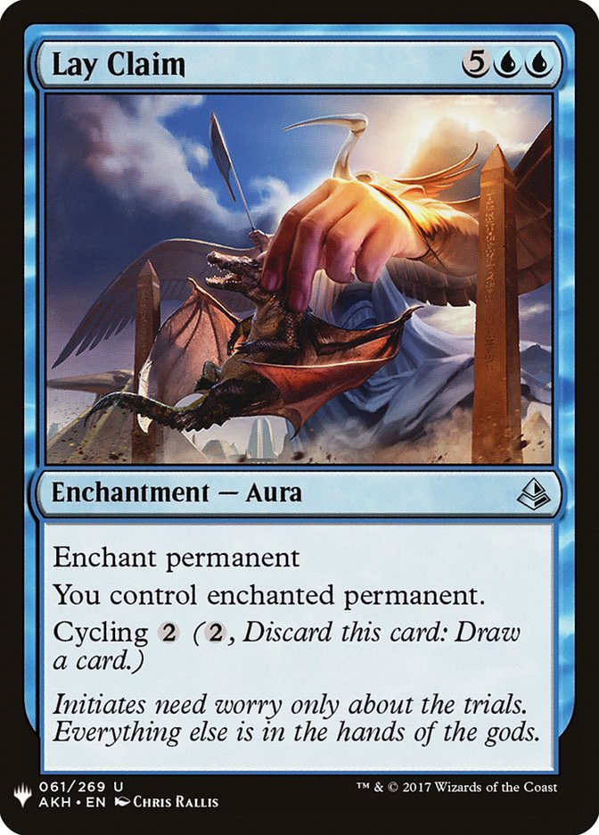 Lay Claim [Mystery Booster] Magic: The Gathering